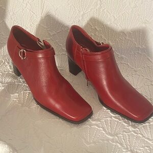 AJ Valenci Vibrant Red Footwear